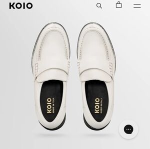 KOIO Bari loafer in white